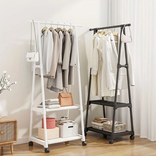 2-Porte-vetements-blanc-et-noir