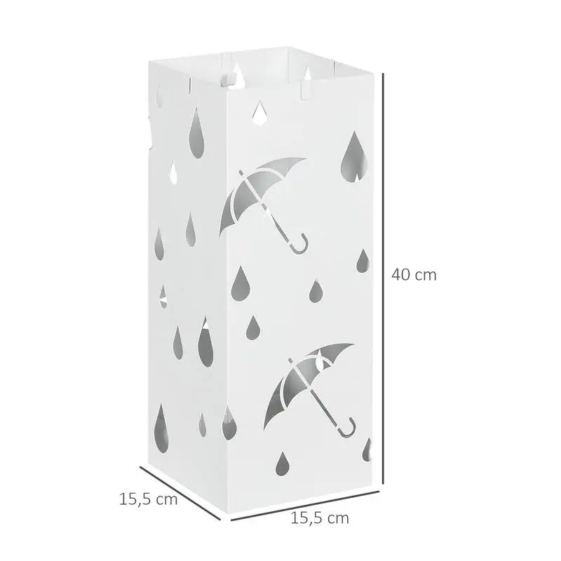 Porte parapluie design | Blanc Élégant