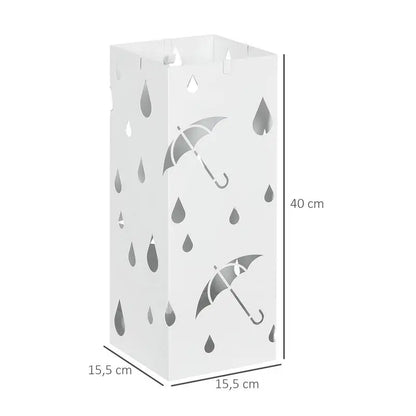 Porte parapluie design | Blanc Élégant