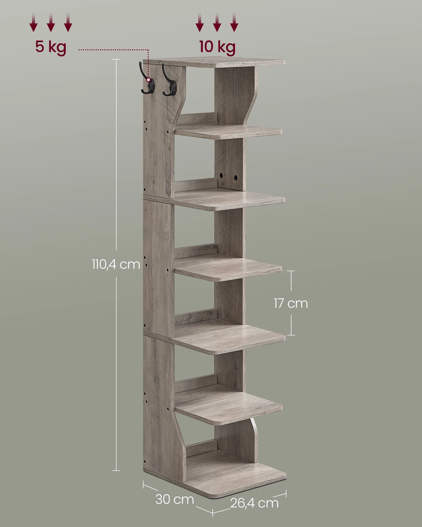 Étagère à chaussures | 7 Niveaux Gain de Place
