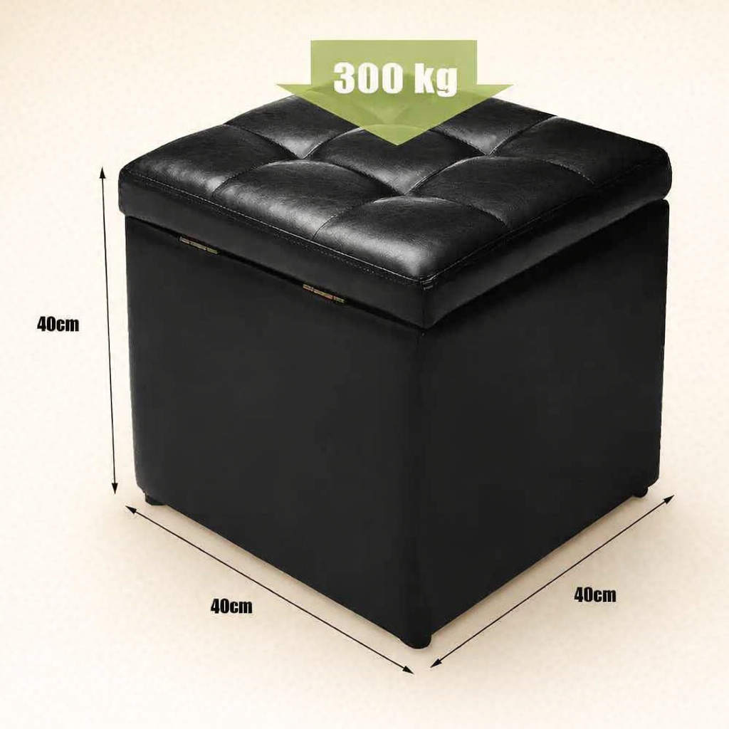 banc de rangement mesure 40 x 40 x 40 cm
