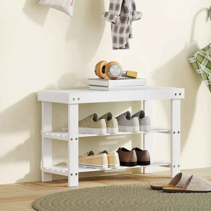 banc d'entrée avec chaussures et livres 