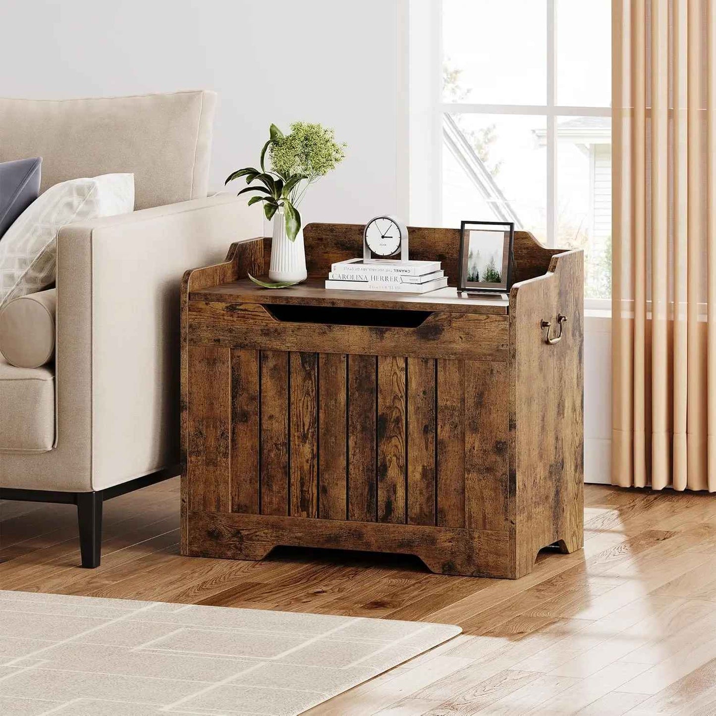 Coffre de rangement dans un salon