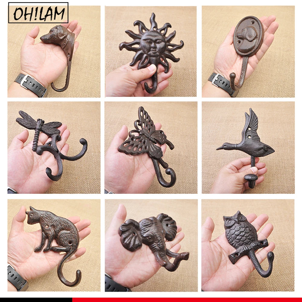 vue sur 9 crochet muraux 