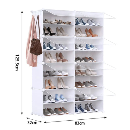 Cube de rangement blanc 125.5 cm x 32 cm x 83 cm