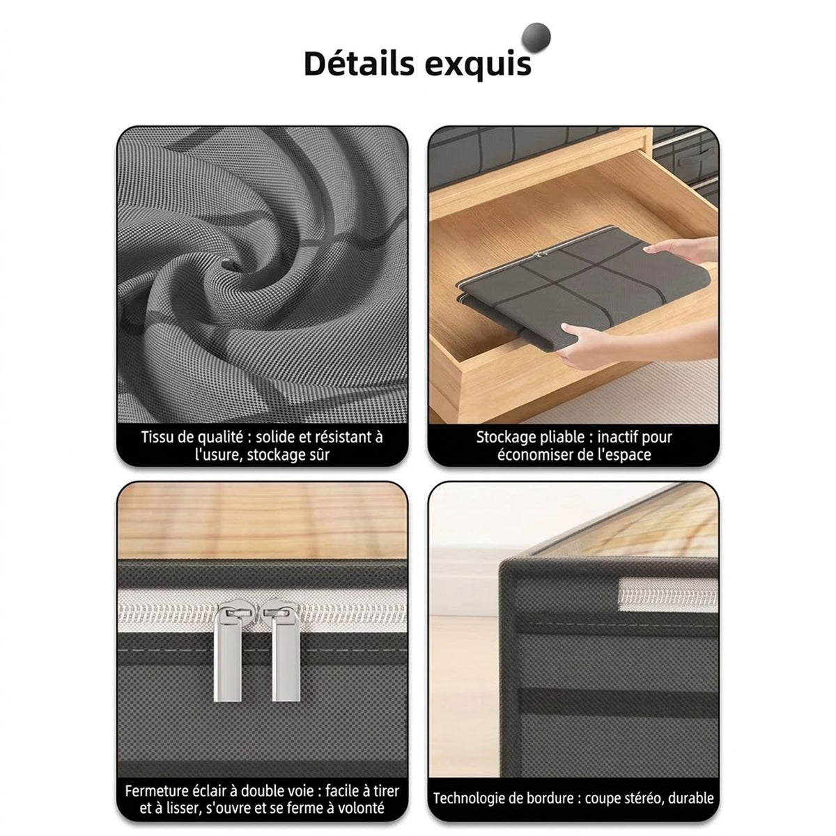 Détails du sac de rangement