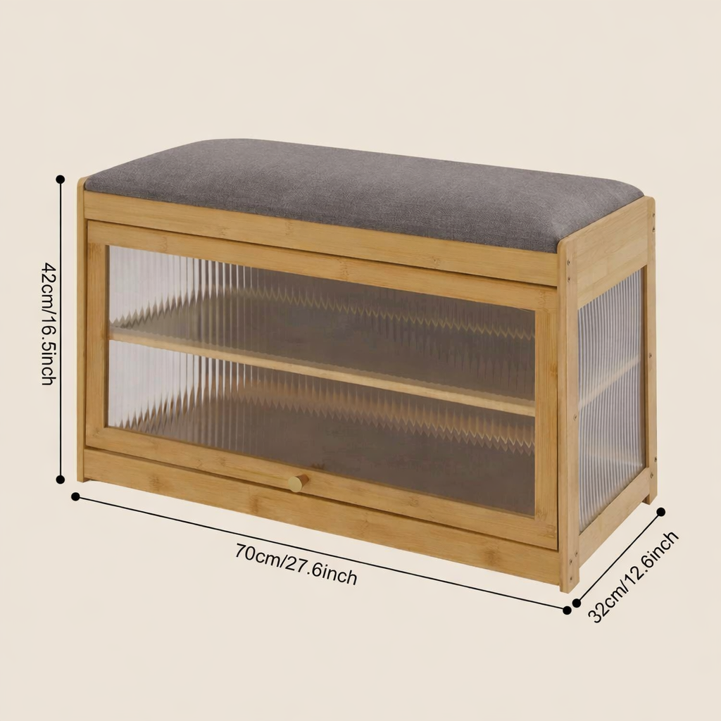 dimensions du banc de rangement chaussures