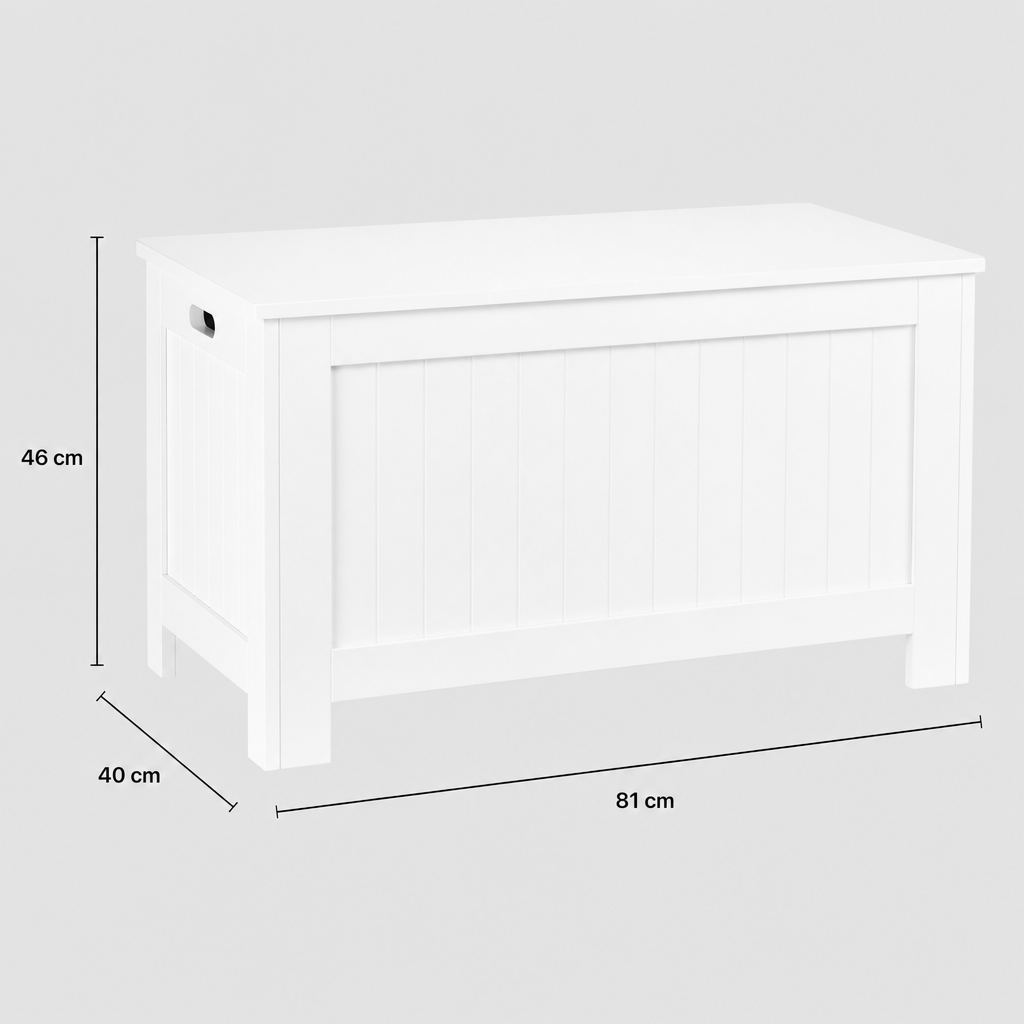 Dimensions du coffre de rangement