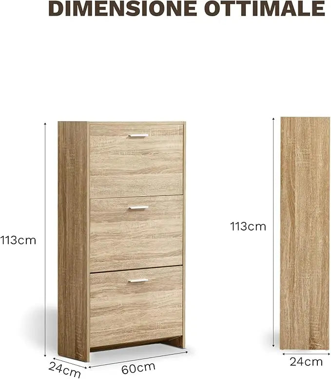 Dimensions du meuble d'entrée