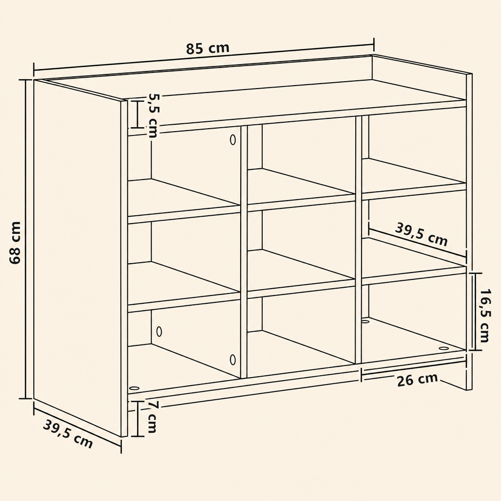 meuble de rangement entrée | Harmony