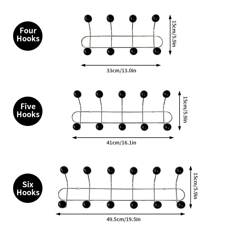 Dimensions des patères murales