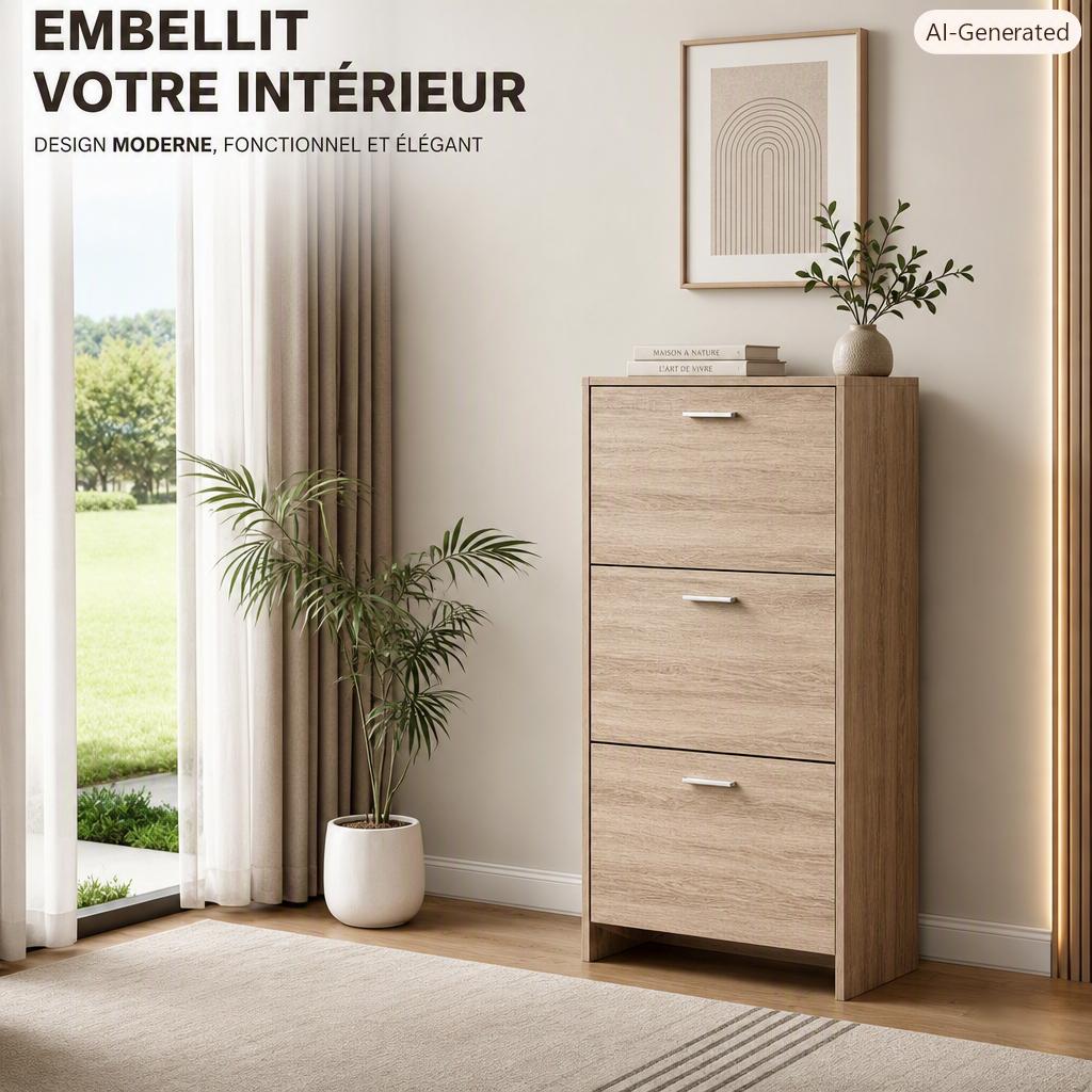 Une entrée embellit avec un meuble d'entrée