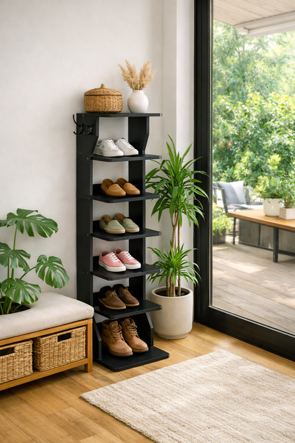 Étagère à chaussures | 7 Niveaux Gain de Place