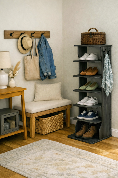 Étagère à chaussures | 7 Niveaux Gain de Place
