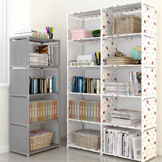 1 étagère gris et 2 étagères blanc