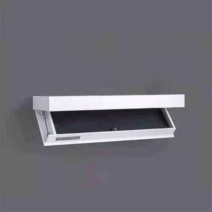 Étagère murale avec compartiment secret - couleur blanche