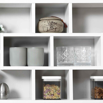 Étagère murale blanche avec rangement quotidien Le Range-Tout
