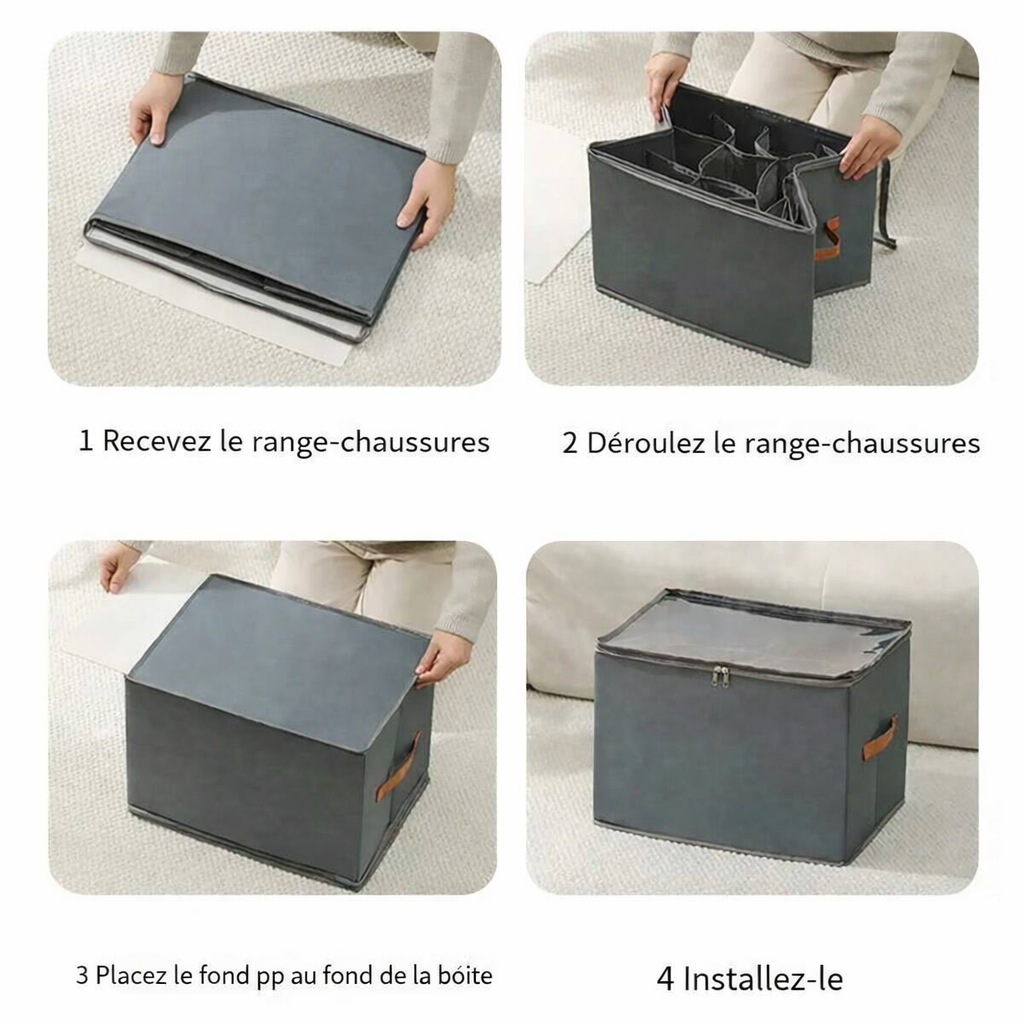 instructions d'assemblage pour le range chaussures