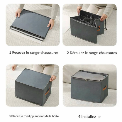instructions d'assemblage pour le range chaussures