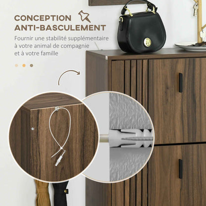 Meuble pour chaussures anti-basculement