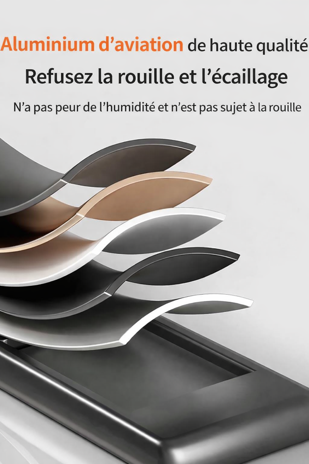 patère mural | Sans Perçage Aluminium