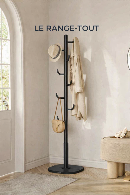 Porte manteau cactus design sur pied dans une entrée - vue générale