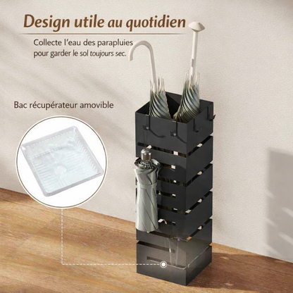 porte parapluie noir design utile