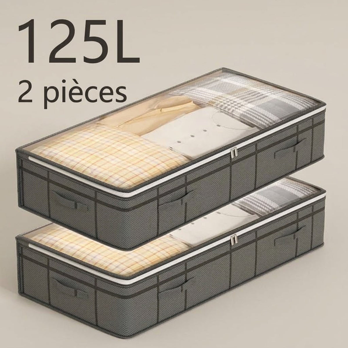 Visuel des 2 sacs de rangement