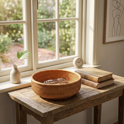 Visuel du panier en osier de 11 x 26 cm